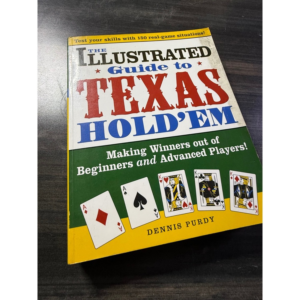 Illustrated Guide to Texas Hold'em Dennis Purdy Poker Strategy Book Paperback